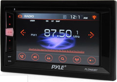 Pyle Double DIN 6.2 Touchscreen Car Stereo – No Harness or Remote for Parts