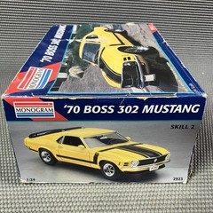1970 FORD MUSTANG Boss 302 MONOGRAM Model Kit MACH 1 FASTBACK Assembled *Read*
