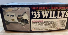 AMT ‘33 Willys 1/25 Scale Customizing Kit “OH George” Montgomery National Record