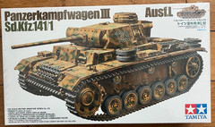 1/35 Tamiya Panzerkampfwagen III Ausf.L Sd.Kfz.141/1 SEALED WWII German Panzer