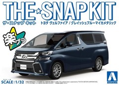 Aoshima Bunka Kyozaisha 1/32 The Snap Kit Series Toyota Vellfire Grayish Blue Mi