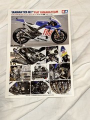 Tamiya/Detail-Up 09 Yamaha YZR-M1 Rossi 1/12th Scale Motorcycle Kit #14117
