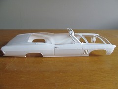 1968 Chevy Impala SS convertible MPC Model car bare body