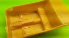 1975-76 Dodge Dart 1/25 Interior Tub Bucket Seats Dash Wheel MPC Model Car Part