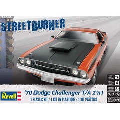 Revell 1/24 70 Dodge Challenger 2N1 Plastic Model Kit 02596