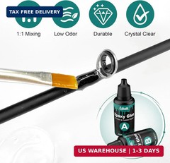 Fishing Rod Repair Kit – 3-In-1 Fishing Pole Complete Supplies Kit for Rod Tips,