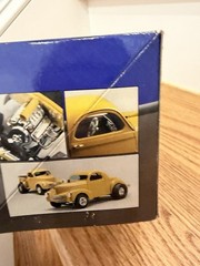AMT Ertl Street Stock and Strip 1940s willys coupe Model Kit 1:25 Open Box