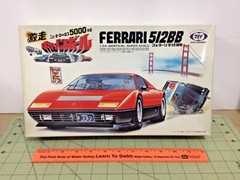 RARE Vintage “Cannonball Run” Ferrari 512BB model car kit!