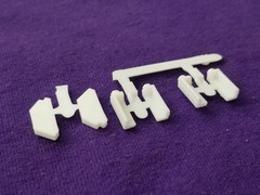 Kenworth W-925 CAB MOUNTS & SLEEPER MOUNTS from AMT 1:25 Model Kit