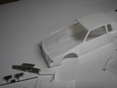 Vintage A 1/24 NASCAR Buick Grand National Regal w/ 2 Hoods 4 Slot Car Body Part