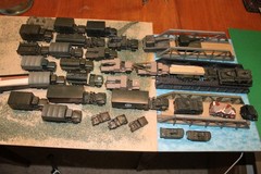 Roco minitanks (36) vechile engineer support unit w/3 bridges