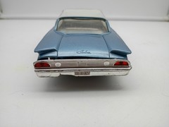 Vintage 1960 Ford Galaxie Starliner AMT Friction Promo Car Turquoise Hard Top
