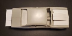 Resin Rear Spoiler & Outlaw Hood Combo for ’72*/69 Nova AMT*/Revell 1/25.