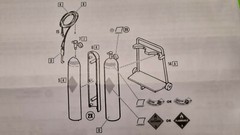 Weekend Wrenchin #1 PARTS ONLY Torches Working Man Figure 1/25 Diorama Junkyard