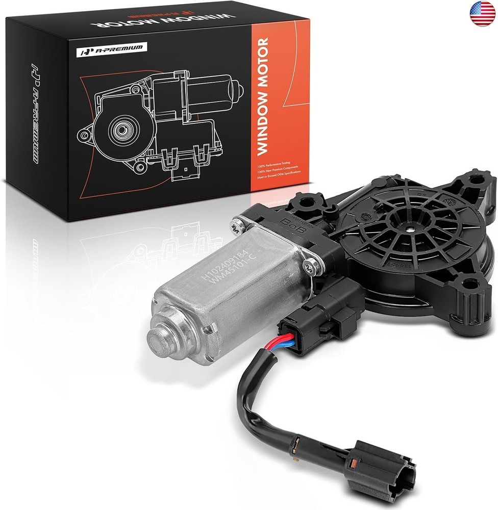 A-Premium Power Window Lift Motor (with 2-Pin Connector) Compatible with