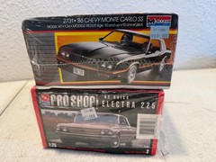 Lot of 2 AMT 62 Buick Electra 225 & Monogram 86 Chevy Monte Carlo SS Model Kits