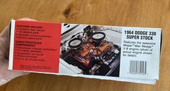 Lindberg Color Me Gone 64 Dodge 330 Super Stock 1/25 scale MISB