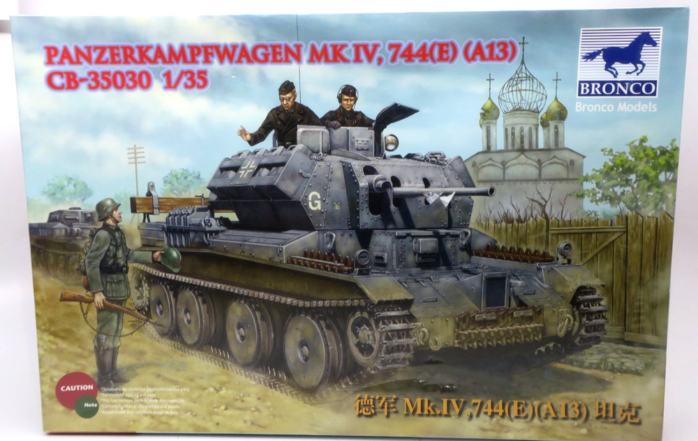 Bronco 1/35 Panzerkampfwagen Mk. IV, 744(E) (A13) Model Kit CB35030
