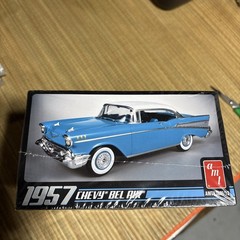 1957 Chevy Bel Air 1:25 Scale AMT 638 #AMT 638M/12 New Sealed Plastic Model Kit