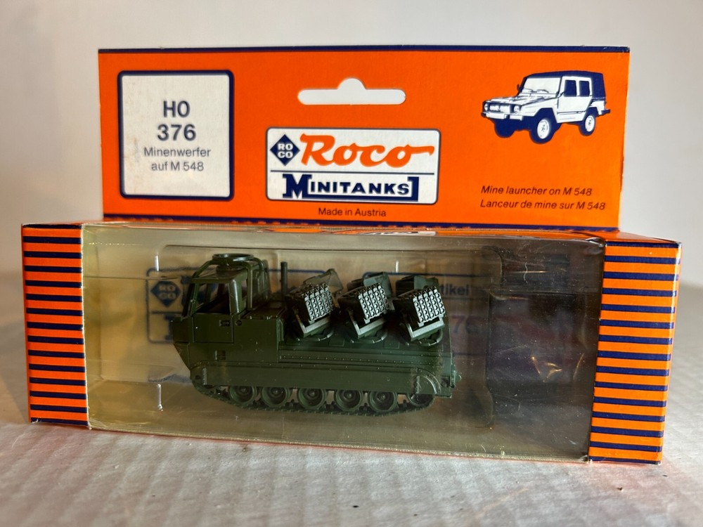 ROCO #376 Mine Launcher on M548 Tracked Vehicle “Olive” H.O. 1:87