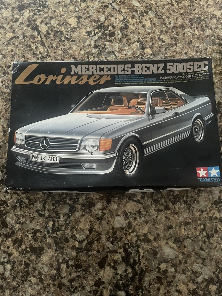 Tamiya Mercedes-Benz 500SEC Lorinser 1/24 Scale Plastic Model Kit Japan