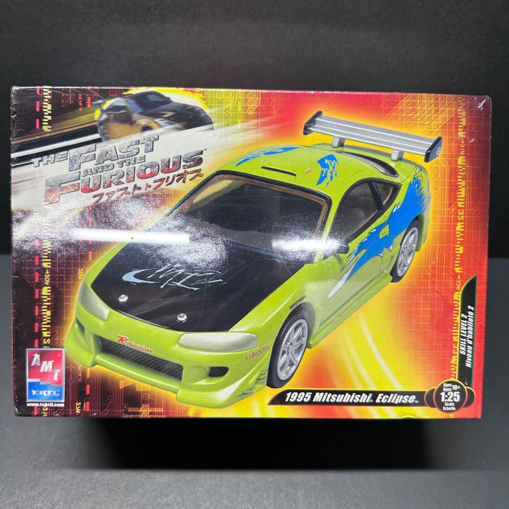The Fast and the Furious 1995 Mitsubishi Eclipse AMT ERTL Model New Sealed