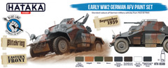 Hataka Hobby Paints EARLY WWII GERMAN AFV COLORS Blue Line Acrylic Paints