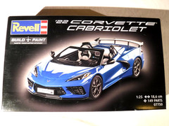 1/25 Revell American Sports Car ’22 Chevy Corvette Cabriolet Convertible # 07750