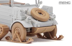 MENG VS-018 1/35 GERMAN Pkw.K1 KUBELWAGEN TYPE 155 HALF-TRACK Model Kit