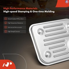 A-Premium Automatic Transmission Fluid Filter with Pan Gasket, Compatible with