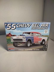 Monogram 1955 Chevy Bel Air Street Machine Plastic Model Car Kit 1/24 Scale New