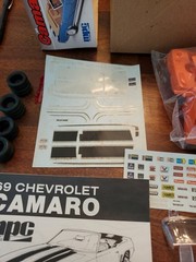 MPC ERTL ’69 Camaro SS 2 In 1 New Open Box Sealed Bags 1/25 Scale Model