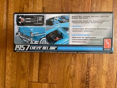AMT 638M/12 1957 CHEVY BEL AIR 1/25 SCALE MODEL KIT NEW OPENED