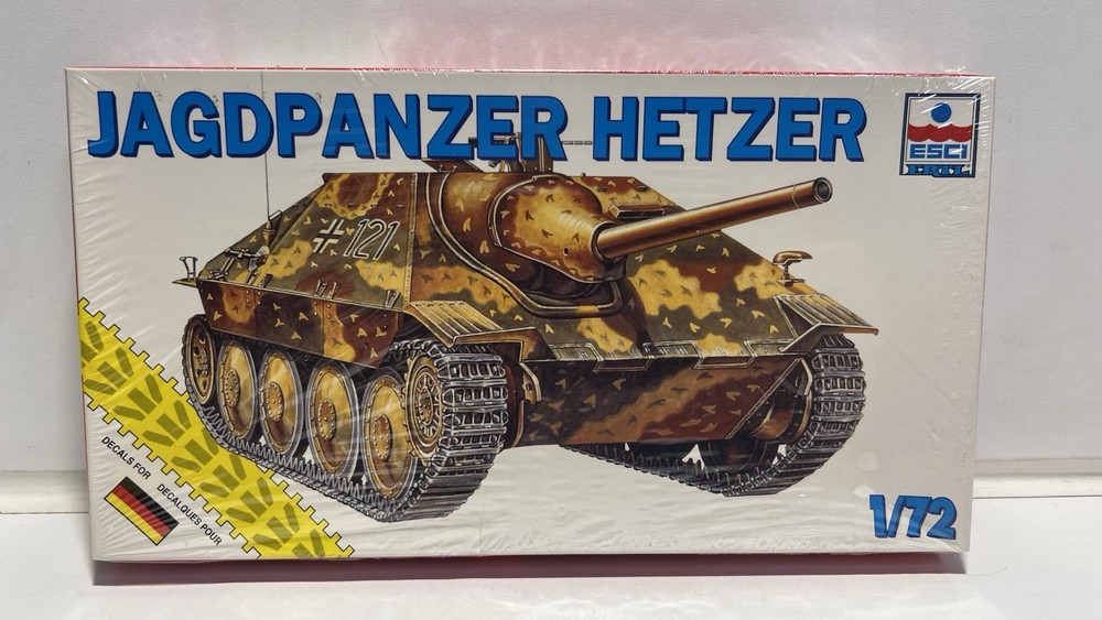Vintage ESCI ERTL 1/72 MODEL JAGDPANZER HETZER, Sealed # 8375.