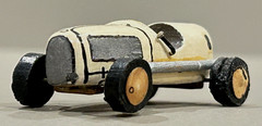 Vintage Custom Built Wood Midget Racer Model Indy 500 Marx Slush Race Stock Car