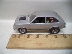 MPC 1/25 Chevy Chevette Built Junkyard Parts or Repair