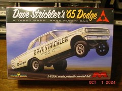 Model King Dave Strickler’s ’65 Dodge Altered Funny Car 1/25 Model Kit NIB UPRM