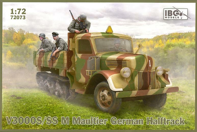IBG Models 1/72 GERMAN V3000S / SSM MAULTIER HALFTRACK