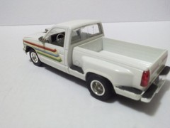 Vintage Pro street Chevy pickup built model car
