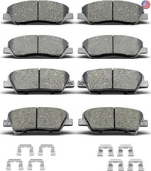 D1202 D1284 8pcs Ceramic Front Rear Brake Pads With Clips Fit For Kia