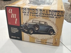 AMT 1932 FORD ROADSTER 3n1 ORIGINAL KIT!! CIRCA 1962! VMCP!