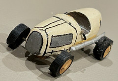 Vintage Custom Built Wood Midget Racer Model Indy 500 Marx Slush Race Stock Car