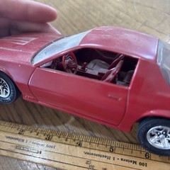 1983 Red Chevy Camaro Dealer Promo Model Car Dusty