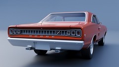 ABS-LIKE RESIN 3D PRINTED 1/25 1968 DODGE CORONET 2-DOOR R/T FULL KIT