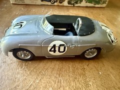 Vintage Revell Motorized Competition Porsche 1/24 Built Model Kit with Box