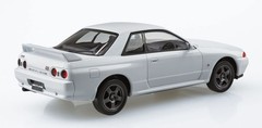 AOSHIMA 1/32 The Snap Kit Nissan R32 Skyline GT-R Crystal White 14-B Plastic Mod