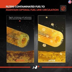 Fuel Filter Compatible with Chevrolet Trailblazer 2002-2004,