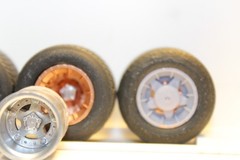 W-8 Free set of wheels with your New model car dirt track tires 1/25 scale,