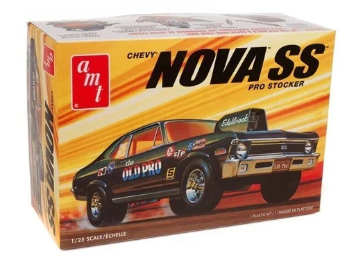 AMT1142M – 1972 Chevy Nova SS “Old Pro” 1:25 Scale Model Kit