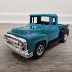 Vintage Strombecker 1956 Ford Stepside Pickup Truck Teal USA Made